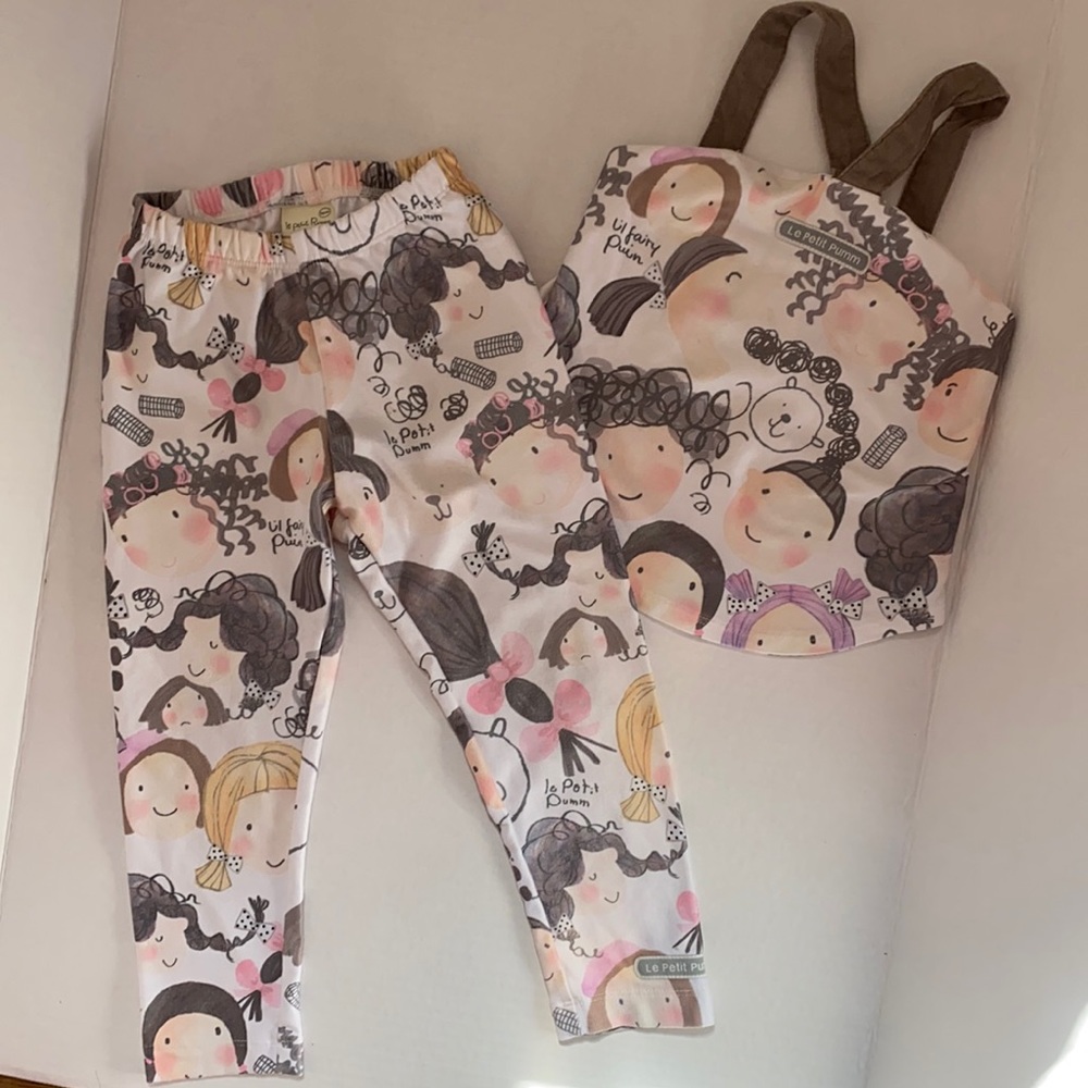 Girl matching set size 2T